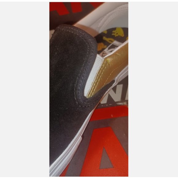 VANS Shake Junt Slip On Pro Shoes Black / Gold Men\'s 11.5 VN0A347V13L main image 8